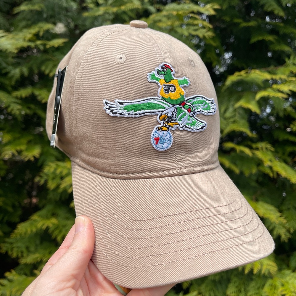 NWT Philly Mascots Dad Style Hat Khaki
